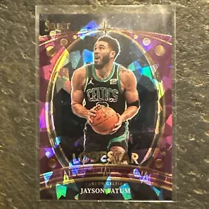 2023-24 PANINI SELECT BASKETBALL JAYSON TATUM LODESTAR PURPLE CRACKED ICE /75๐ฅ - Picture 1 of 6