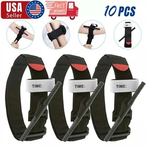 10pcs Tourniquet Rapid One Hand Application Emergency Outdoor First Aid Kit USA - Picture 1 of 16