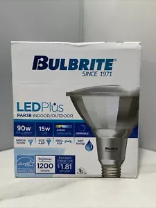 BULBRITE LEF PLUS 15W WARM WHITE DIMMABLE PAR38 - Picture 1 of 3