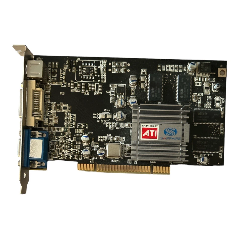 FOR Radeon 7000 64MB DDR PCI  VGA /TVO/DVI-I PN 87-9C02-00-SA SKU# 11003-06 - Image 1 of 3