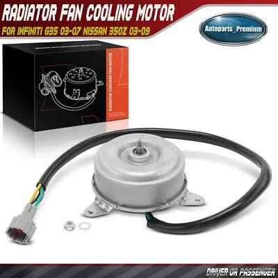 Motor de refrigeración ventilador radiador para INFINITI G35 2003-2007 Nissan 350Z 2003-2009 3,5 L Foto 1 de 4