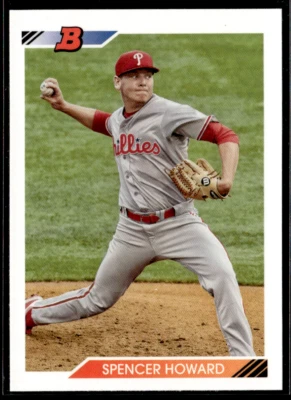 2020 Bowman Heritage #BHP55 Spencer Howard Phillies - Image 1 of 2