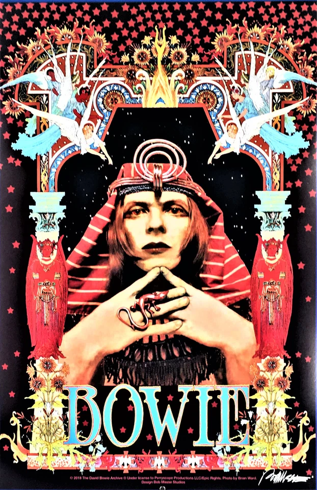 David Bowie  POSTER 12"x18" Cardstock Free shipping. - Image 1 of 1