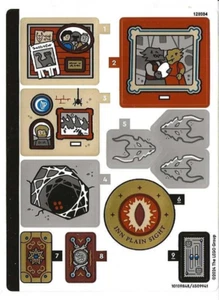 LEGO STICKER SHEET ONLY DUNGEONS & DRAGONS: RED DRAGON'S TALE 21348 New from set - Picture 1 of 1
