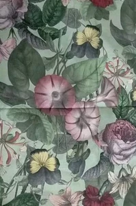 2Pcs Designers Guild 'Botany Garden' Sage Fabric John Derian 140cm x 35cm & 39cm - Picture 1 of 2