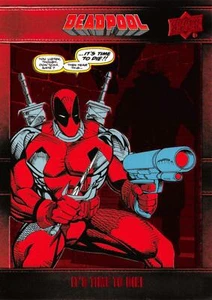 Deadpool Marvel 2018 (Upper Deck) BASE Trading Card #97 / IT'S TIME TO DIE - Picture 1 of 2
