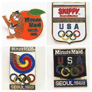 1988 Seoul Olympic Games pins Vintage collectible - pick your own - Picture 1 of 11