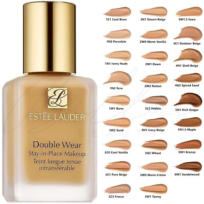30ml SPF10 Estee Lauder Double Wear Foundation Choose Stay-in-Place Makeup Shade - Image 1 of 4