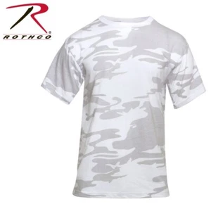 Rothco Color Camo T-Shirts - White Camo - Picture 1 of 1