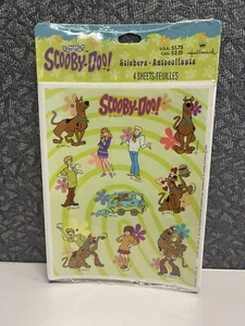 Scooby Doo Hallmark Stickers 4 Sheets Sealed 1999 Cartoon Network Vintage - Picture 1 of 2