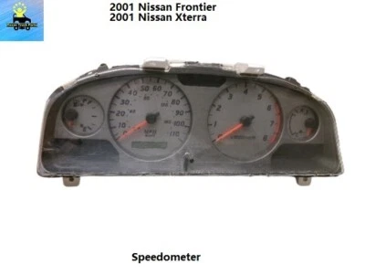 Velocímetro cuadro de instrumentos Nissan Frontier Xterra 2001 248109Z477 OEM Foto 1 de 4