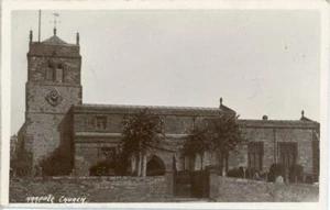 ECHTFOTO-POSTKARTE VON HARPOLE CHURCH, (BEI NORTHAMPTON), NORTHAMPTONSHIRE - Bild 1 von 2