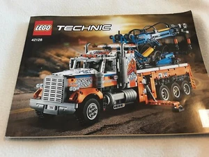 lego technic 42128 tow truck instruction manual & sticker's - Picture 1 of 1