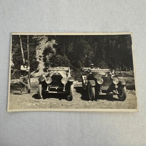 Vintage Car Photo Postcard Post Card RPPC Real Photo Postcard Italian Automobile - Picture 1 of 6
