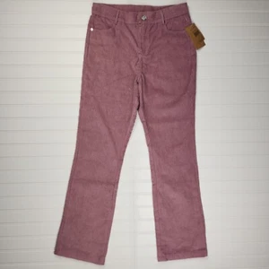 Steve Madden Corduroy Flare Leg Pants Girls/Teen Sz 14 Pink Dusty Orchid NEW - Picture 1 of 17