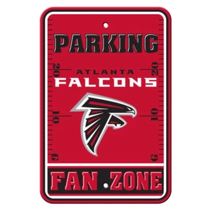 NFL Atlanta Falcons Home Room Office Bar Decor Parking Sign Fan Zone 12" x 18" - Picture 1 of 1