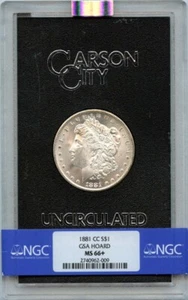 1881-CC Morgan Dollar GSA HOARD S$1 NGC MS66+ - Picture 1 of 2