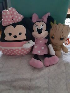 Disney Minnie Mouse Squishmallow/Disney Minnie mouse Stuffed Animal/ Ty Groot.