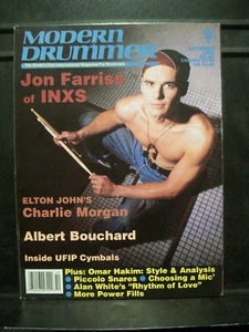 MODERN DRUMMER magazine October 1988 INXS' Jon Farriss, BOC's Albert Bouchard - Picture 1 of 2