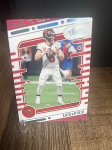 2024 Absolute Football Baker Mayfield 95 Teal Parallel Tampa Bay Buccaneers QB - Bild 1 von 2