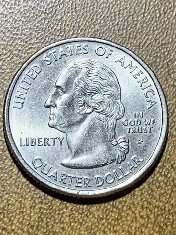 2008 New Mexico State Quarter Error Reverse Circulated With Some Impact Damage Cover