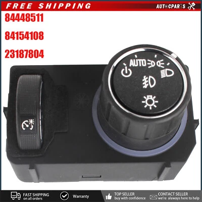 New Headlight Fog Light Switch For 2015-2020 GMC Sierra 1500 GMC Yukon XL  - Image 1 of 4