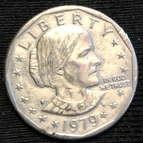 1979 Susan B. Anthony Dollar E Pluribus Unum Cover