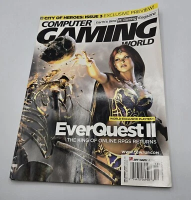 Computer Gaming World  PC Game Magazine December 2004 #243 Everquest II  - Image 1 of 4