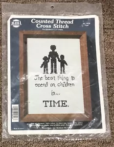 The Best Thing To Spend On Children Is Time - NMI Needle Magic Cross Stitch 9556 - Picture 1 of 3