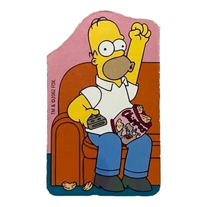 Homer Simpson on Couch, 2002 Kellogg's Promo Fridge Magnet - England Exclusive - Picture 1 of 4