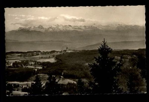 Höchenschwand alte Postkarte 1959 gelaufen Panorama Ansicht Alpen im Hintergund - Bild 1 von 1