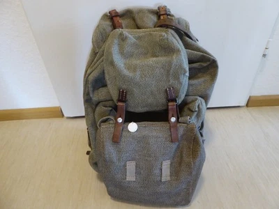 Schweizer Armee Rucksack Salz und Pfeffer 3 in 1 (2 Rucksack + Brottasche) 1955 - Bild 1 von 4