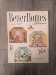 Better Homes & Gardens August 1951 Practical, Decorative Storage Ideas No Label - Bild 1 von 6