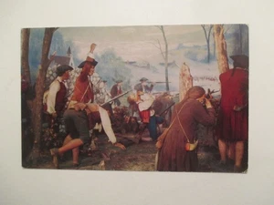 Milwaukee WI Postcard Public Museum Diorama Battle of Concord WI - Picture 1 of 2