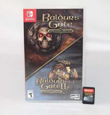 Baldur's Gate 1 y 2: Edición Mejorada Nintendo Switch Completo En Caja ¡BONITO! RARO! Foto 1 de 4