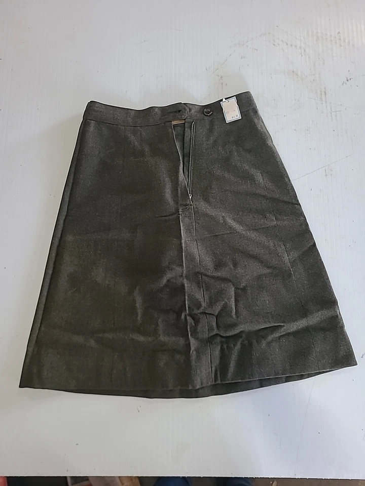 Falda Retro Segunda Guerra Mundial Para Mujer Ejército 14 Cintura Larga Forrada Lana Dobladillo Asimétrico Foto 1 de 4