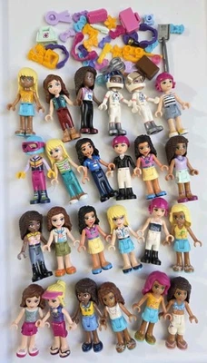 5 LEGO FRIENDS RANDOM LOT mystery figures minifigure mini dolls FROM PIC SHOWN - Image 1 of 3