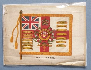 a114 Regimental Colours & Crests Silk 16cms x 12cms - Picture 1 of 1