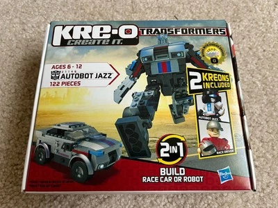 Retired  KRE-O 2011 Transformers Autobot Jazz 31146 Building Set With 2x Kreons - Image 1 of 4