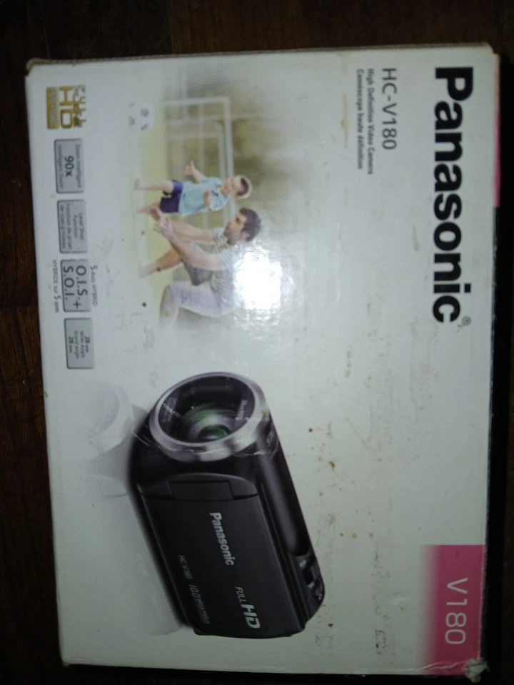 Panasonic HC-V180 High-Definition Video Camera Black - Image 1 of 1