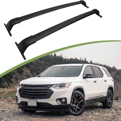 Barras transversales de techo 220 lb aptas para portaequipajes Chevrolet Traverse 2018-2021 Foto 1 de 4