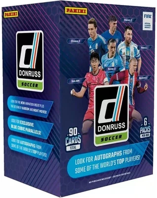 Caja bláster sellada de fábrica de fútbol Donruss FIFA 2024-25 Foto 1 de 4