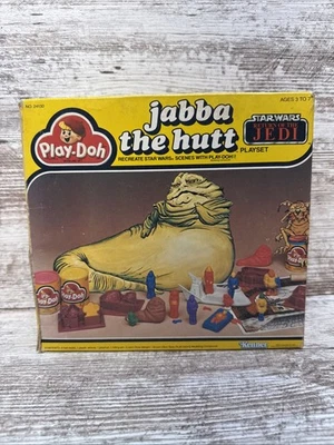 De colección Kenner Star Wars (1983) Jabba the Hutt Play-Doh en caja abierta Foto 1 de 4