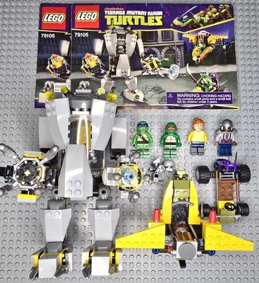 Lego Teenage Mutant Ninja Turtles Set Baxter Robot Rampage 79105 Foto 1 de 4