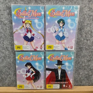 Sailor Moon Season 1 Volumes 1-4 Australian Release Madman  Episodes 1-24 - NEW - Bild 1 von 3