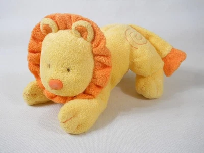 Peluche Carters Child of Mine amarillo y naranja tela de felpa bebé león floppy Foto 1 de 4