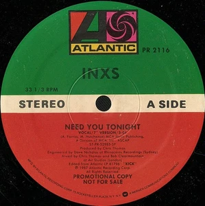 INXS - Need You Tonight (12") (Very Good (VG)) - 3830514434] - Picture 1 of 3