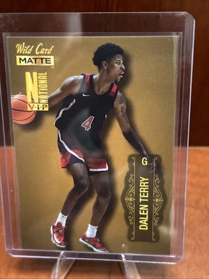 2022 Wild Card Matte DALEN TERRY - National VIP - GOLD #MBN-3 - Image 1 of 2