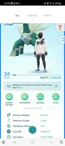Pokemon Go (Stufe 34) Shiny Legendary Dialga X2 ( 8 Shinys ) - Bild 1 von 14
