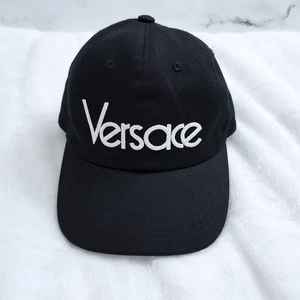 Gorra de béisbol Versace vintage con logotipo negra | Talla M | Precio de venta sugerido por el fabricante 360 USD - Imagen 1 de 9